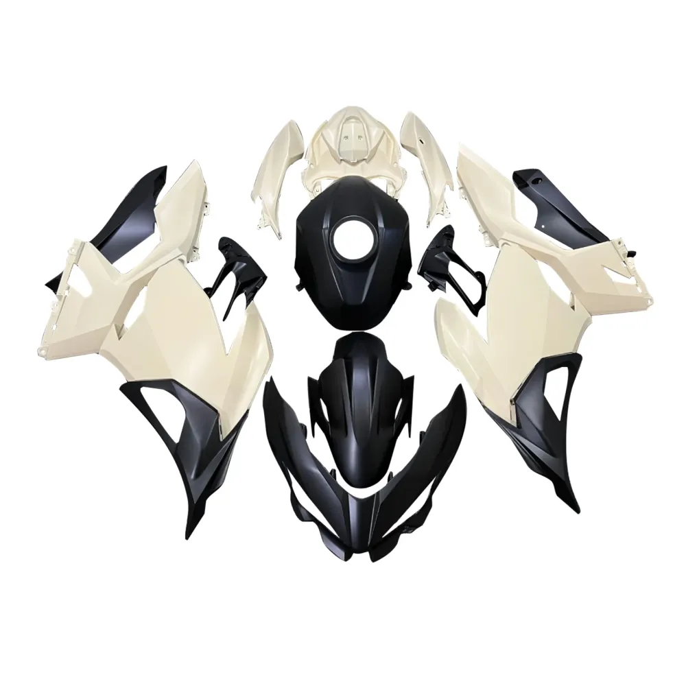 Injeksjon Fairing Kit Bodywork Plast Abs Fit Kawasaki Ex400 Ninja400 2018-2024