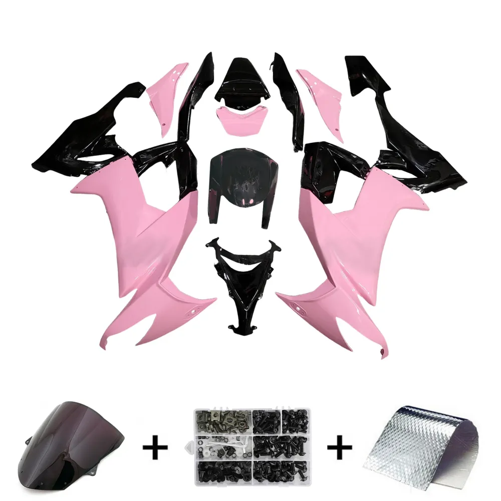 Injeksjon Fairing Kit Bodywork Plast Abs Fit Kawasaki ZX10R 2008-2010