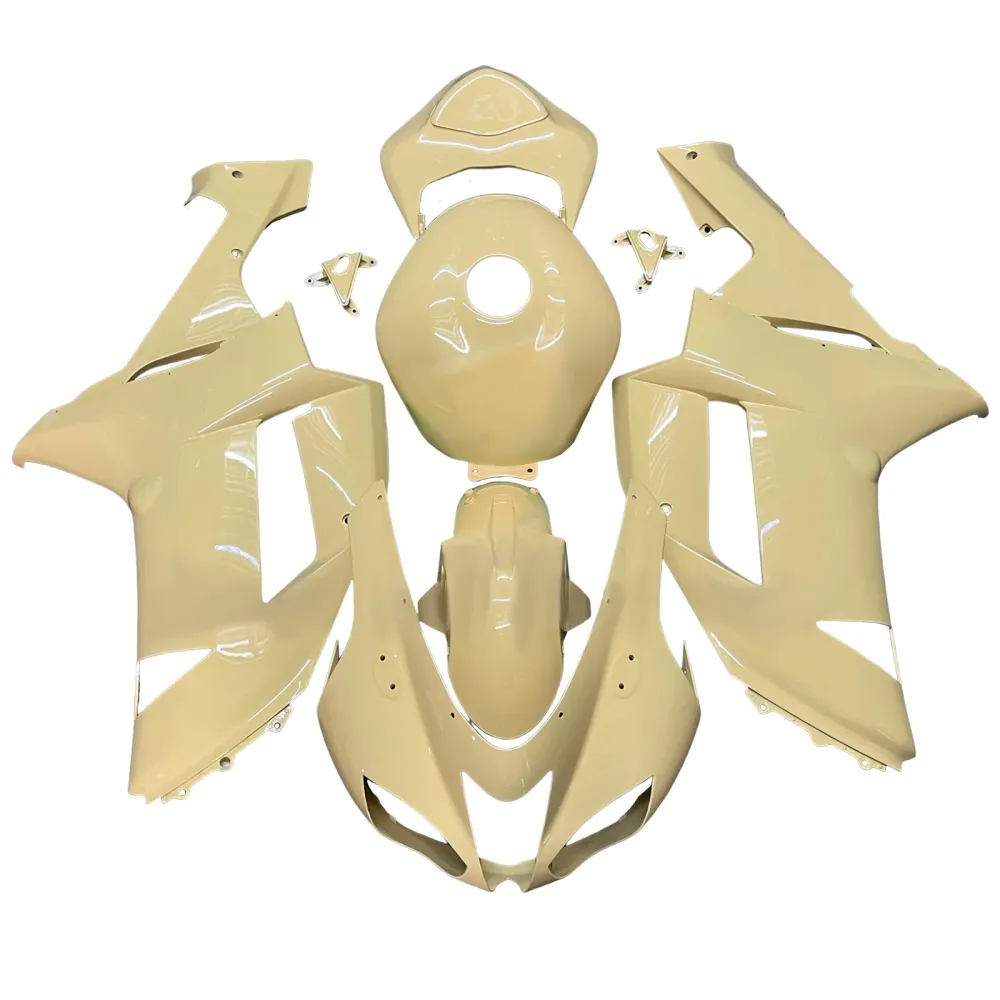 Injeksjon Fairing Kit Bodywork Plast Abs Fit Kawasaki ZX6R 636 2007-2008