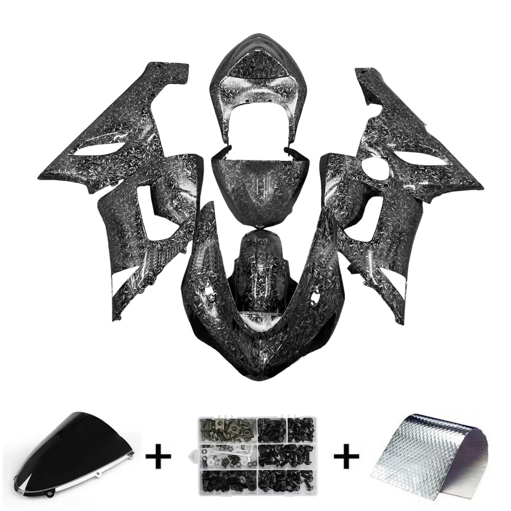 Injeksjon Fairing Kit Bodywork Plast Abs Fit Kawasaki ZX6R 636 2005-2006