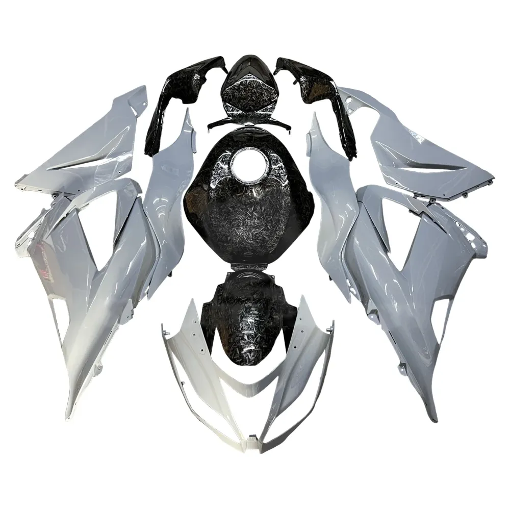 Injeksjon Fairing Kit Bodywork Plast Abs Fit Kawasaki ZX6R 636 2013-2018