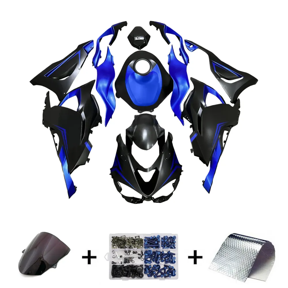 Injeksjon Fairing Kit Bodywork Plast Abs Fit Kawasaki ZX-6R 2024-2025