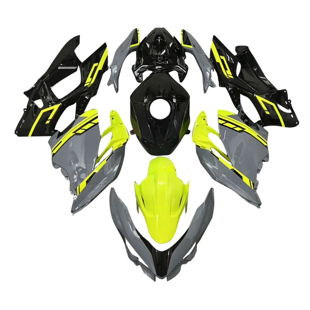 Injeksjon Fairing Kit Bodywork Plast Abs Fit Kawasaki Ex400 Ninja400 2018-2024