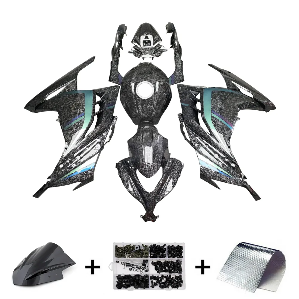 Injeksjon Fairing Kit Bodywork Plast Abs Fit Kawasaki Ex300 Ninja 300 2013-2024
