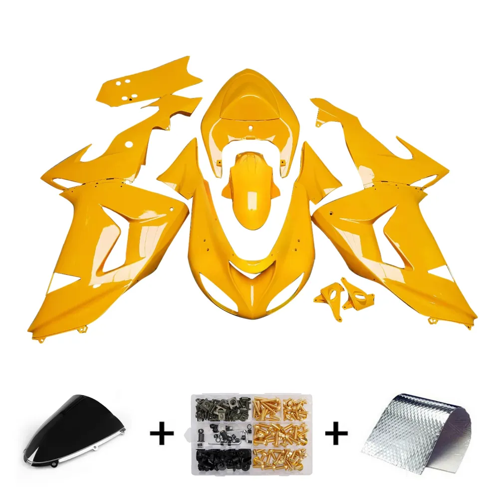 Injeksjon Fairing Kit Bodywork Plast Abs Fit Kawasaki ZX10R 2006-2007