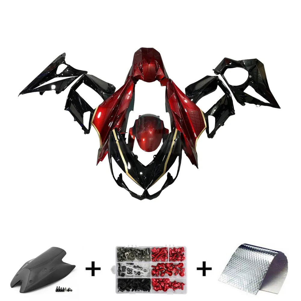Injeksjon Fairing Kit Bodywork Plast Abs Fit Kawasaki Z1000 2010-2013