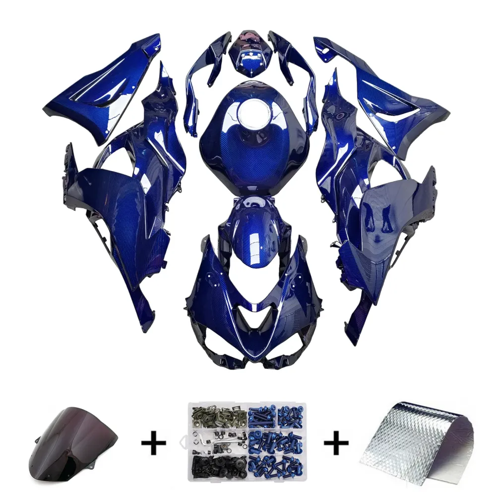 Injeksjon Fairing Kit Bodywork Plast Abs Fit Kawasaki ZX-6R 2024-2025