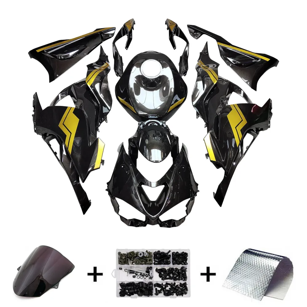 Injeksjon Fairing Kit Bodywork Plast Abs Fit Kawasaki ZX-6R 2024-2025