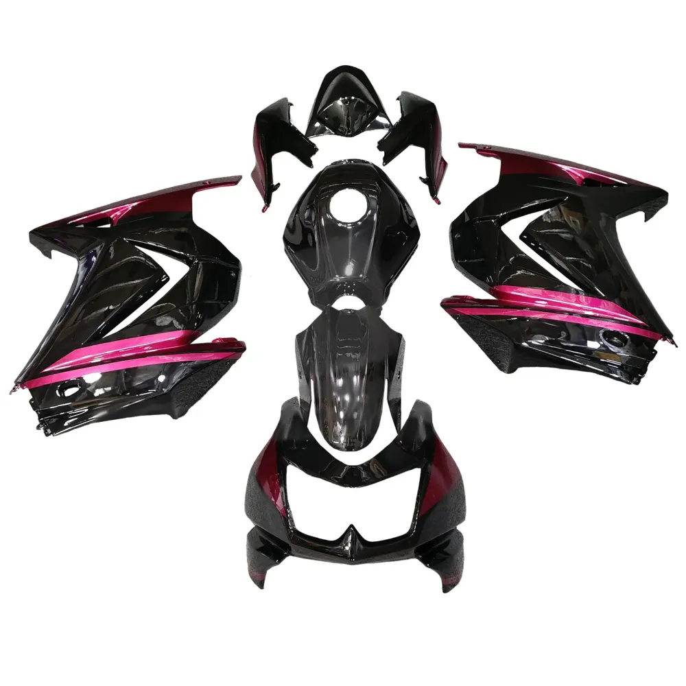 Injeksjon Fairing Kit Bodywork Plast Abs Fit Kawasaki Ex250 Ninja250r 2008-2012