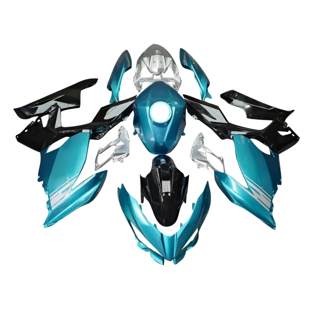 Injeksjon Fairing Kit Bodywork Plast Abs Fit Kawasaki Ex400 Ninja400 2018-2024