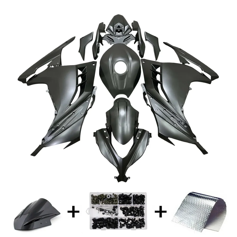 Injeksjon Fairing Kit Bodywork Plast Abs Fit Kawasaki Ex300 Ninja 300 2013-2024