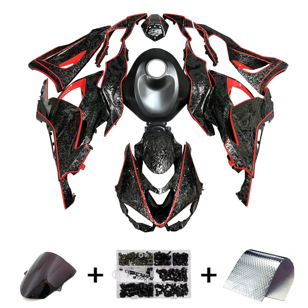 Injeksjon Fairing Kit Bodywork Plast Abs Fit Kawasaki ZX-6R 2024-2025