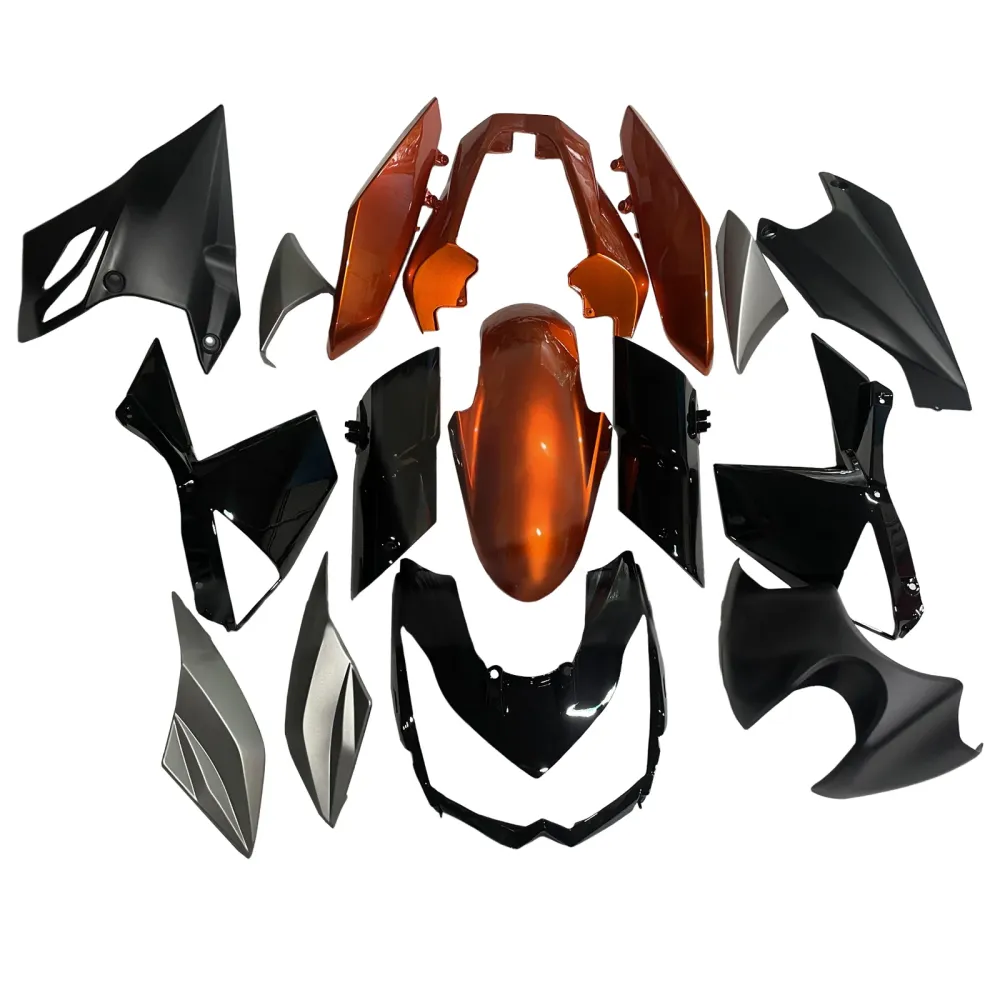 Injeksjon Fairing Kit Bodywork Plast Abs Fit Kawasaki Z1000 2010-2013