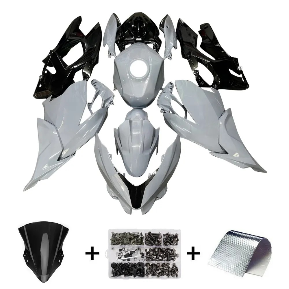 Injeksjon Fairing Kit Bodywork Plast Abs Fit Kawasaki Ex400 Ninja400 2018-2024