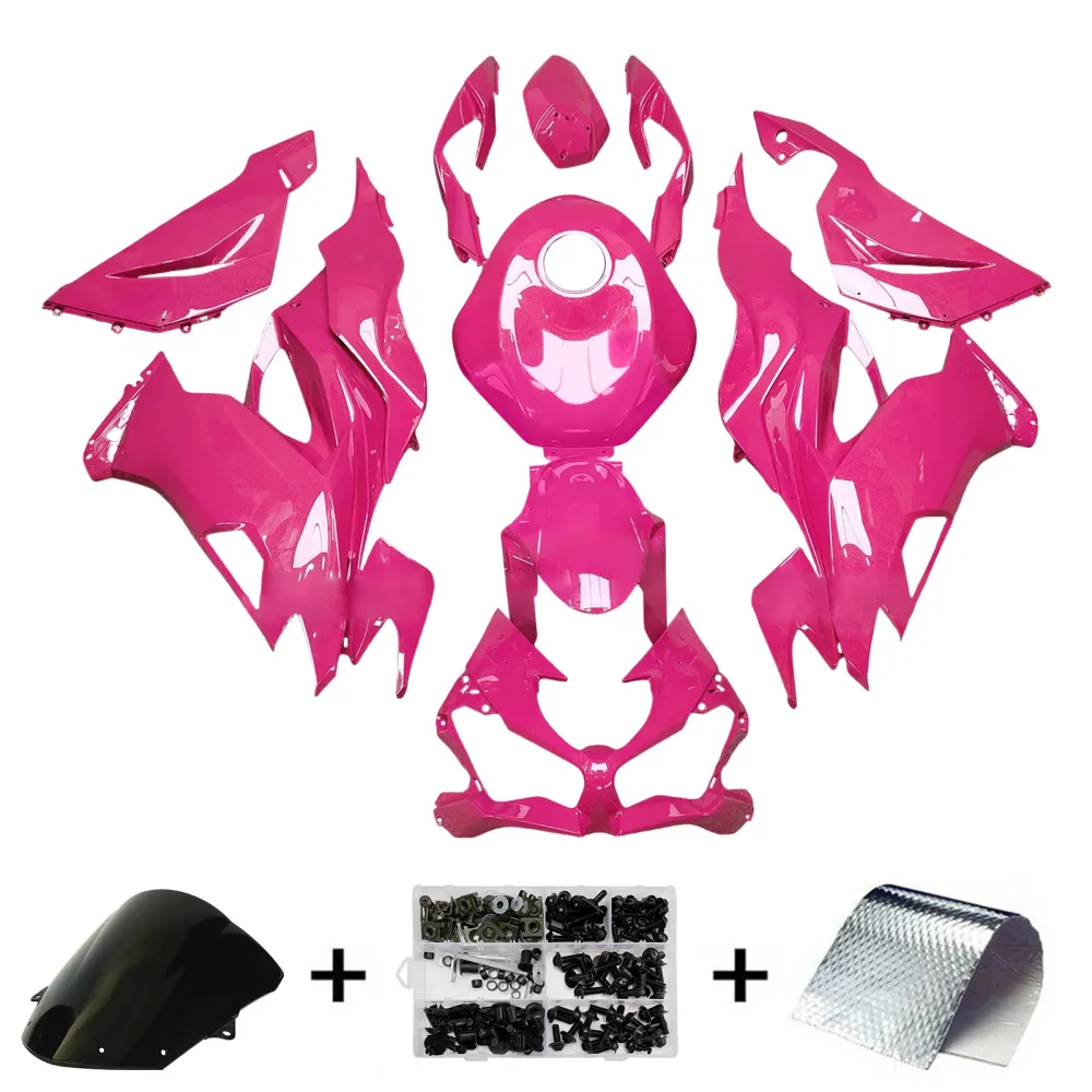 Injeksjon Fairing Kit Bodywork Plast Abs Fit Kawasaki ZX6R 2019-2023