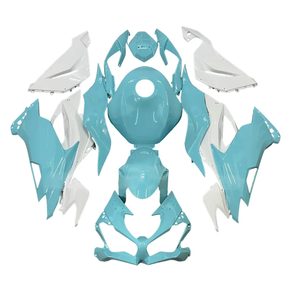 Injeksjon Fairing Kit Bodywork Plast Abs Fit Kawasaki ZX6R 2019-2023