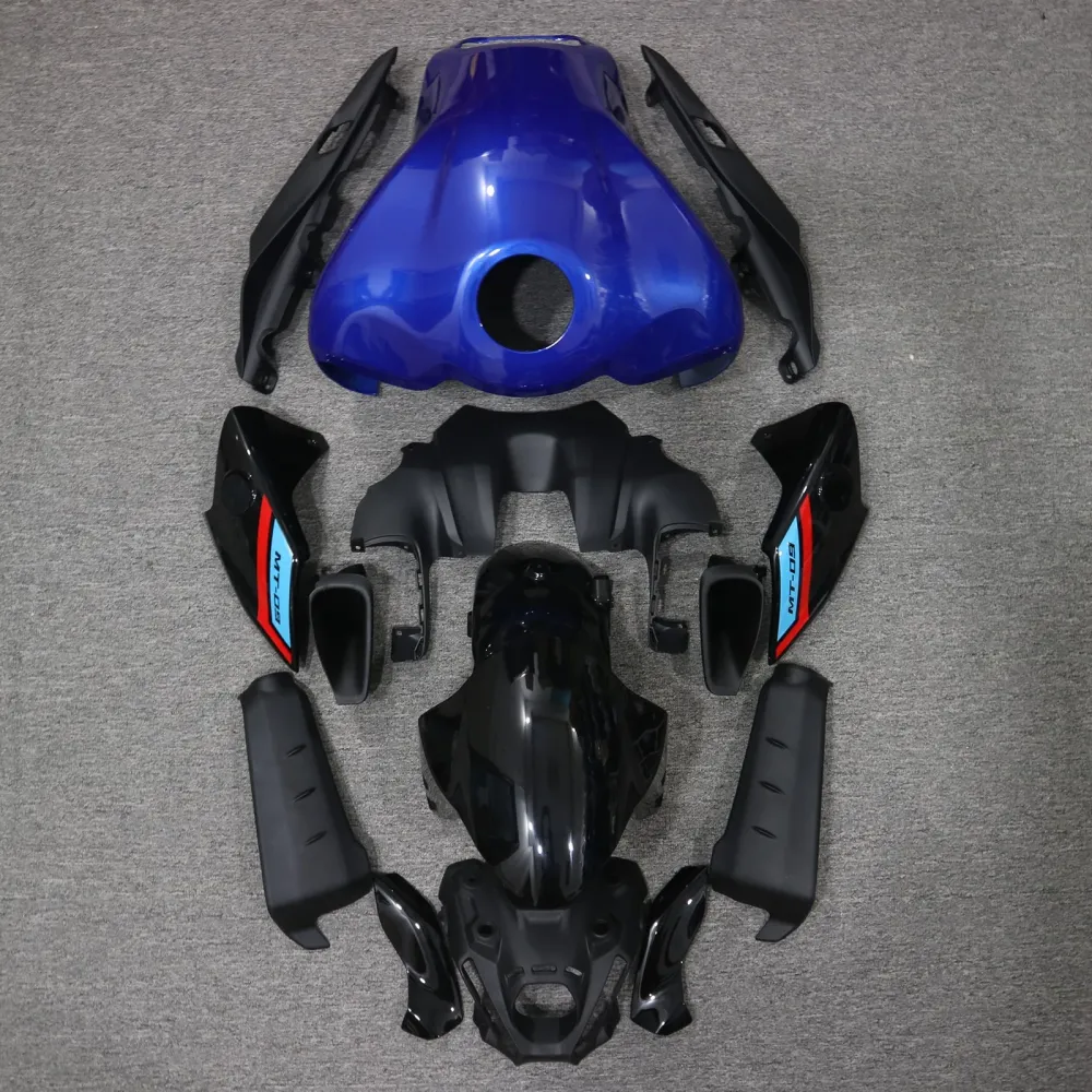 Injeksjon Fairing Kit karosseri passer Yamaha MT-09 2021-2024