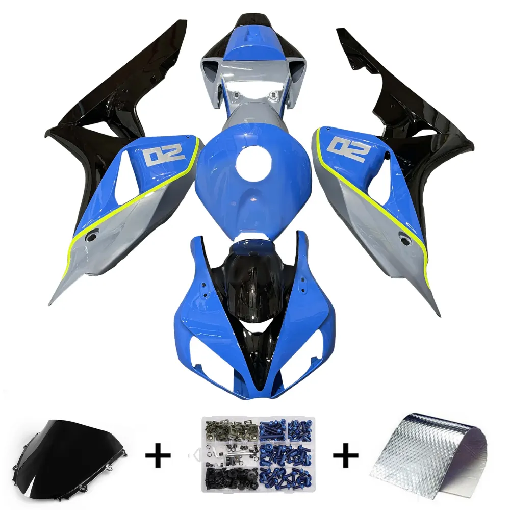 Injeksjon Fairing Kit karosseri plast abs Honda CBR1000RR 2006-2007