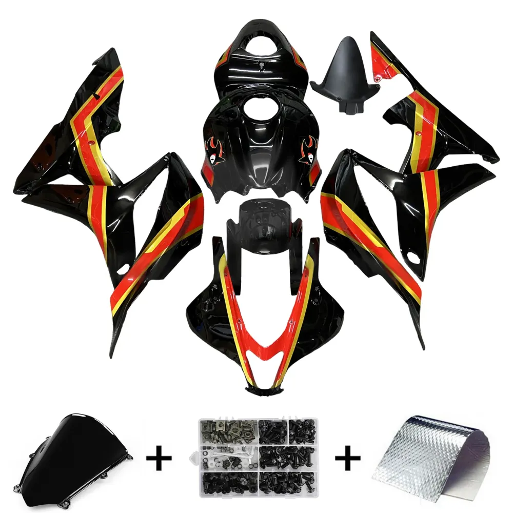 Injeksjon Fairing Kit karosseri plast abs honda CBR600RR 2007-2008 F5