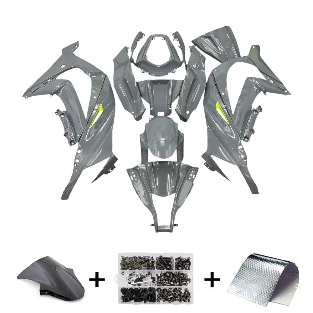 Injeksjon Fairing Kit karosseri plast ABS Fit Kawasaki ZX10R 2011-2015