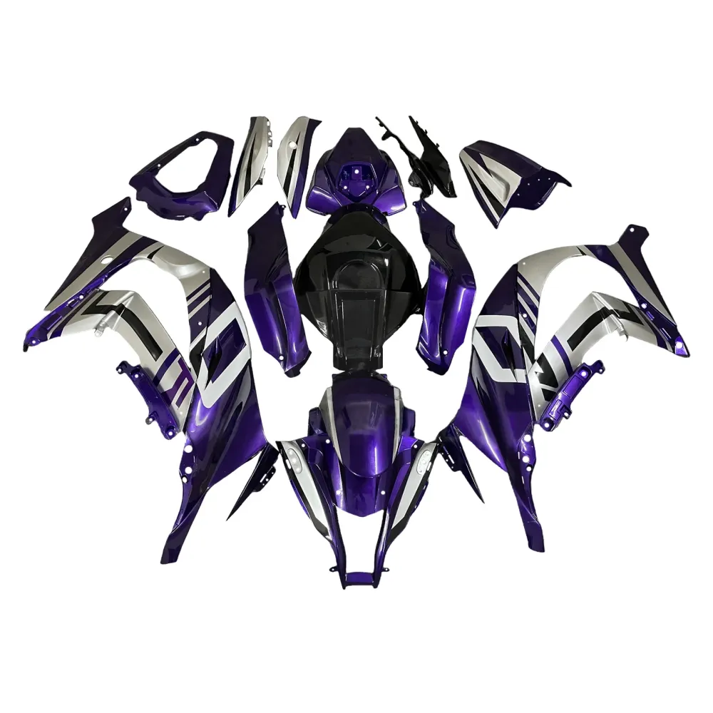 Injeksjon Fairing Kit karosseri plast ABS Fit Kawasaki ZX10R 2011-2015
