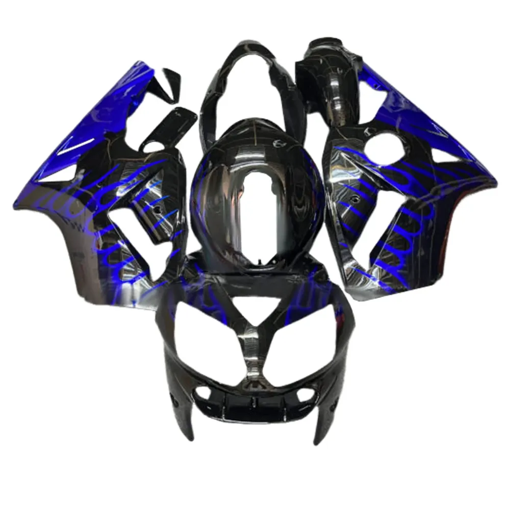 Injeksjon Fairing Kit karosseri plast ABS Fit Kawasaki ZX12R 2002-2005