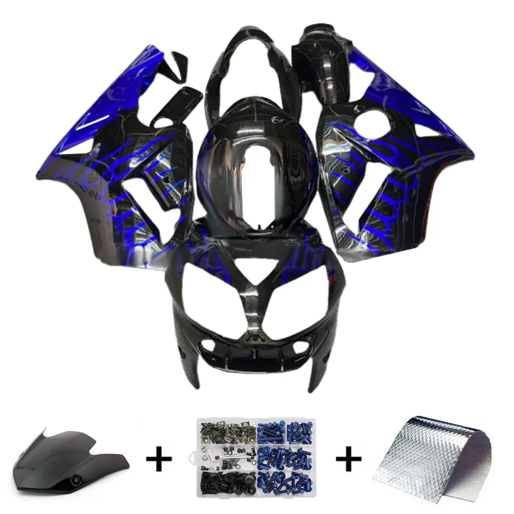 Injeksjon Fairing Kit karosseri plast ABS Fit Kawasaki ZX12R 2002-2005