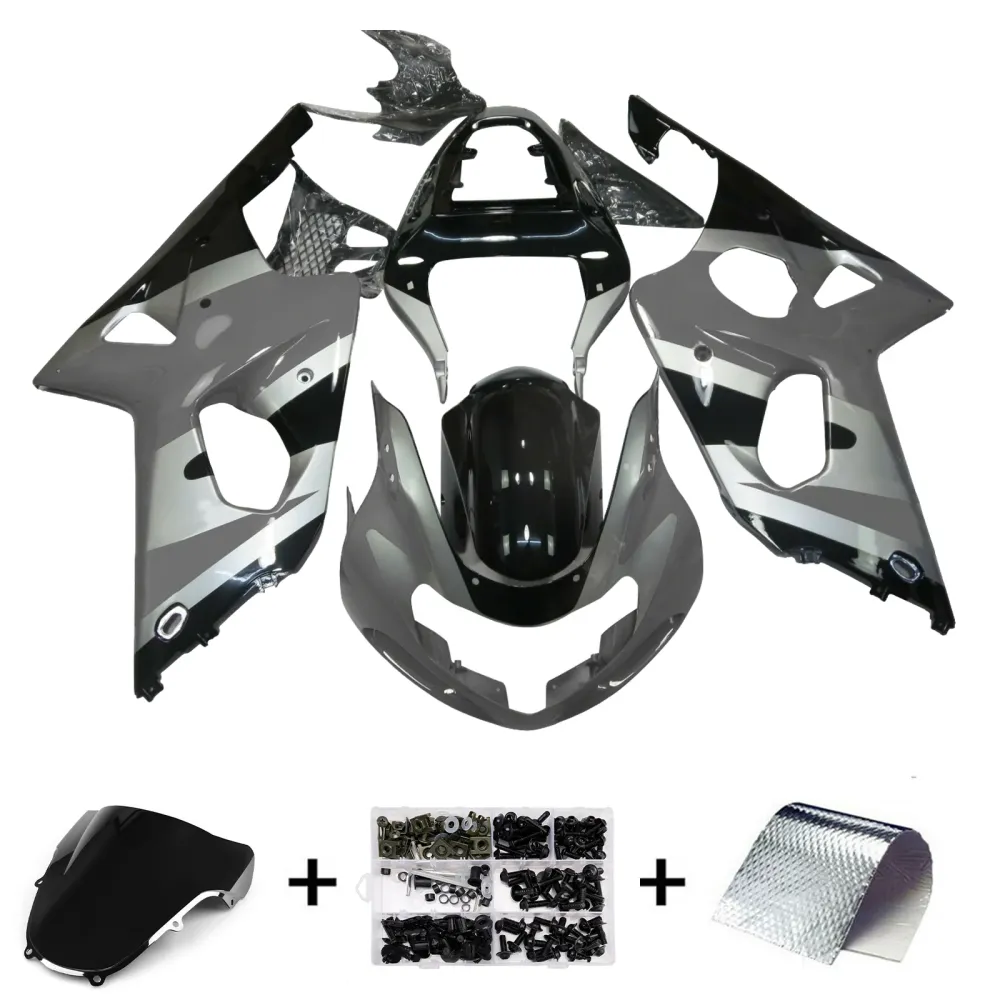 Injeksjon Fairing Kit karosseri plast abs suzuki gsxr1000 2000-2002 k1 k2