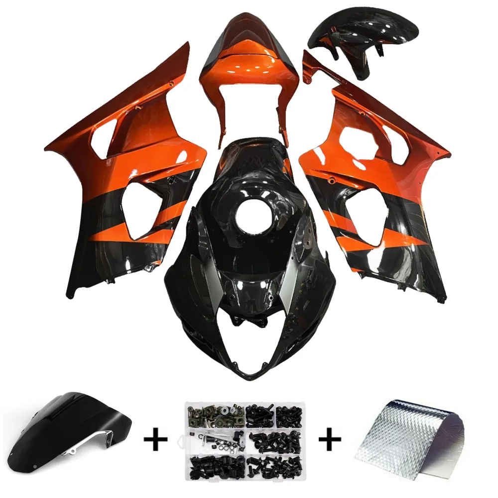 Injeksjon Fairing Kit karosseri plast abs suzuki gsxr1000 2003-2004 k3