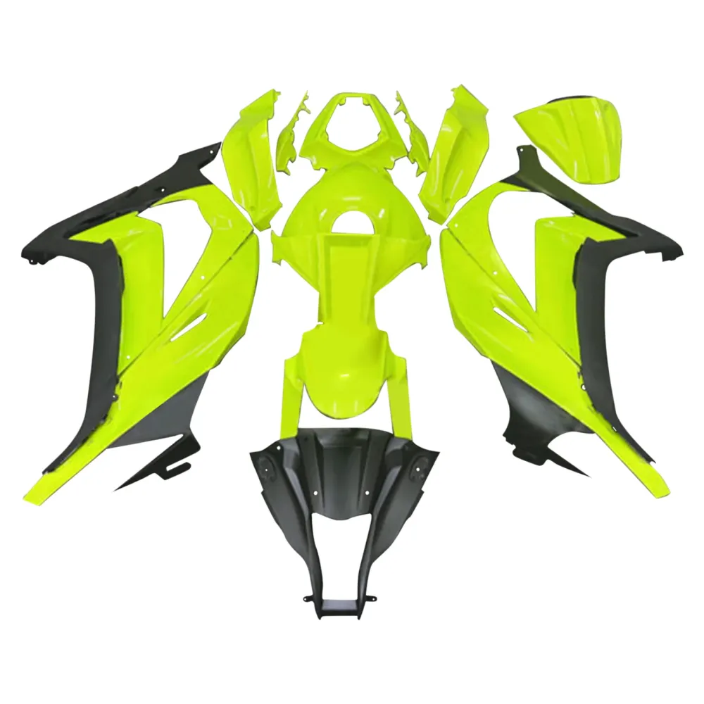 Injeksjon Fairing Kit karosseri plast ABS Fit Kawasaki ZX10R 2011-2015