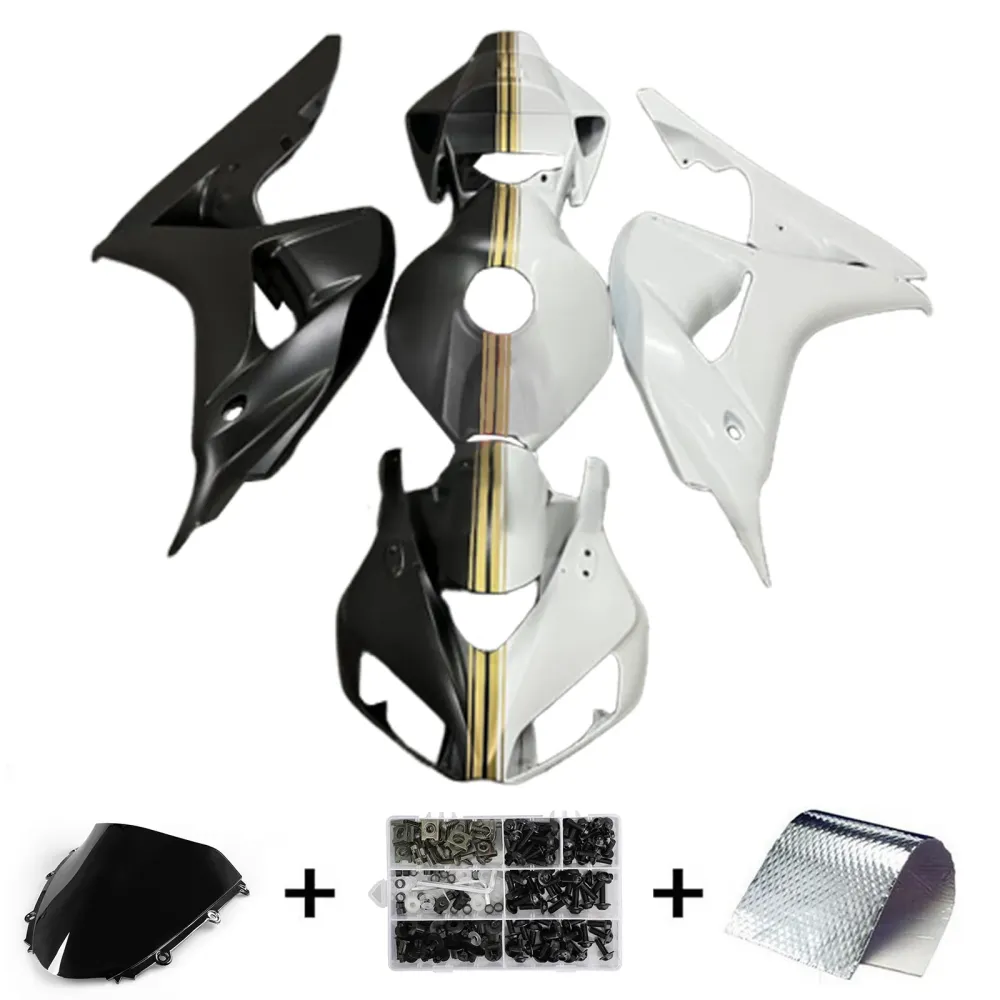 Injeksjon Fairing Kit karosseri plast abs Honda CBR1000RR 2006-2007