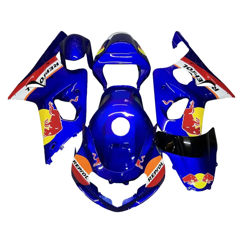 Injeksjon Fairing Kit karosseri plast abs suzuki gsxr1000 2000-2002 k1 k2