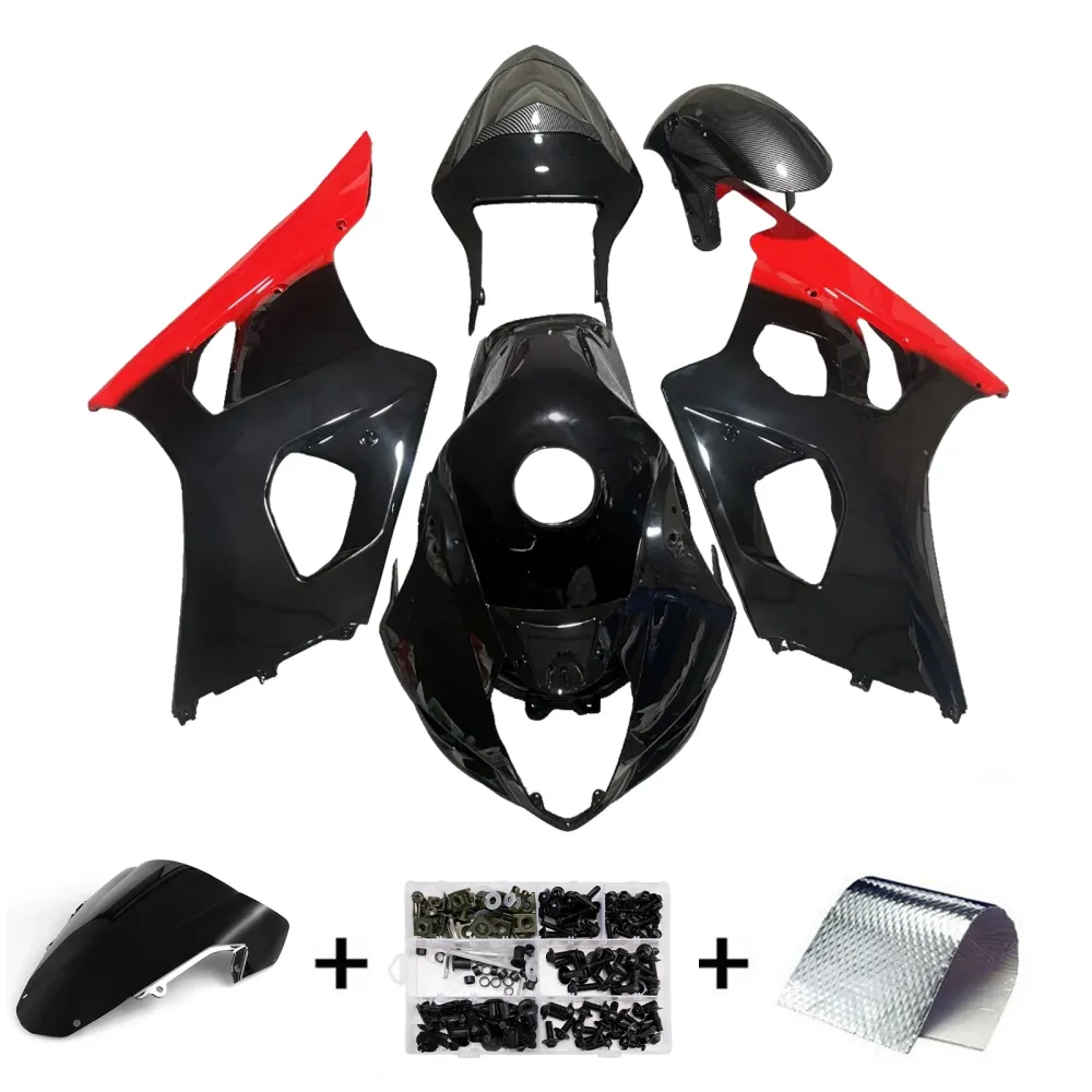 Injeksjon Fairing Kit karosseri plast abs suzuki gsxr1000 2003-2004 k3