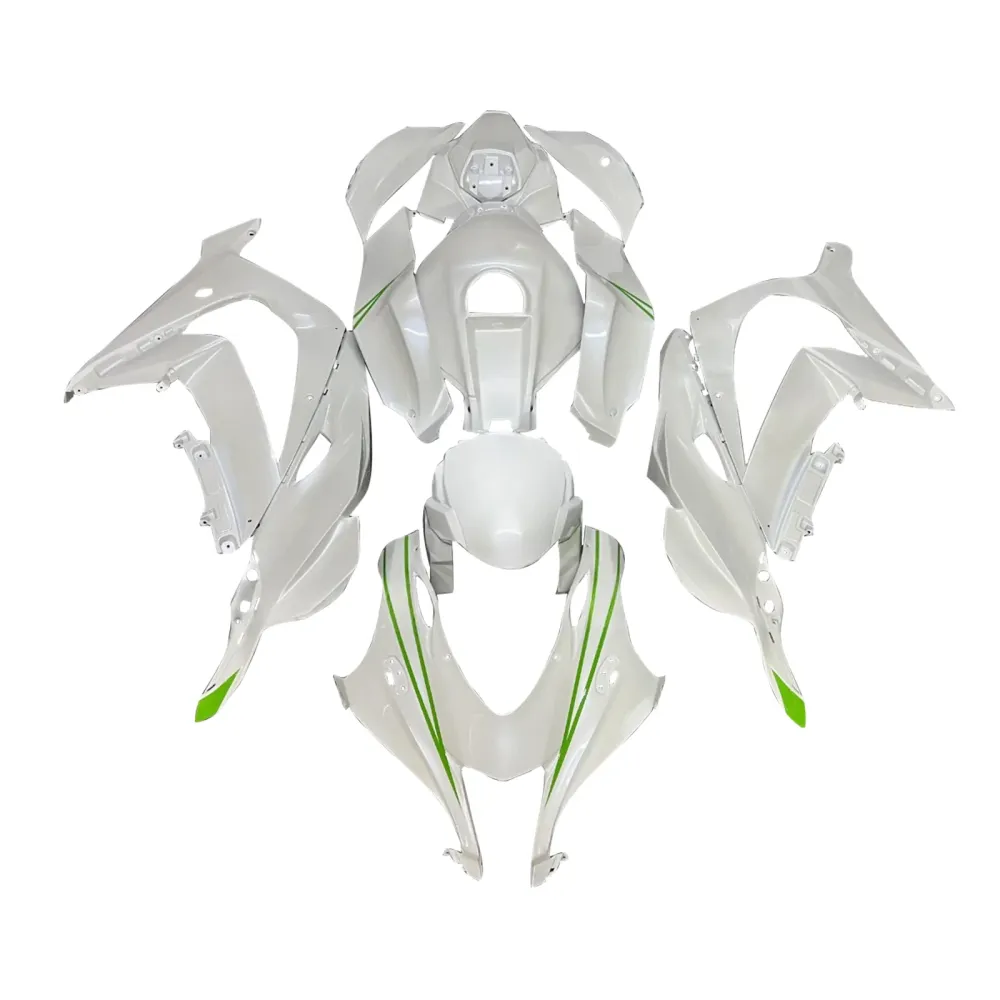 Injeksjon Fairing Kit karosseri plast ABS Fit Kawasaki ZX10R 2016-2020