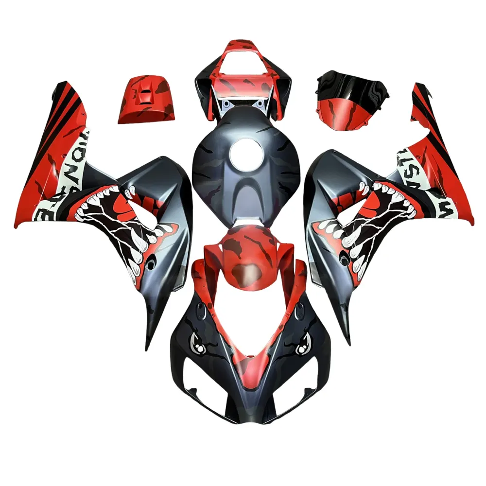 Injeksjon Fairing Kit karosseri plast abs Honda CBR1000RR 2006-2007