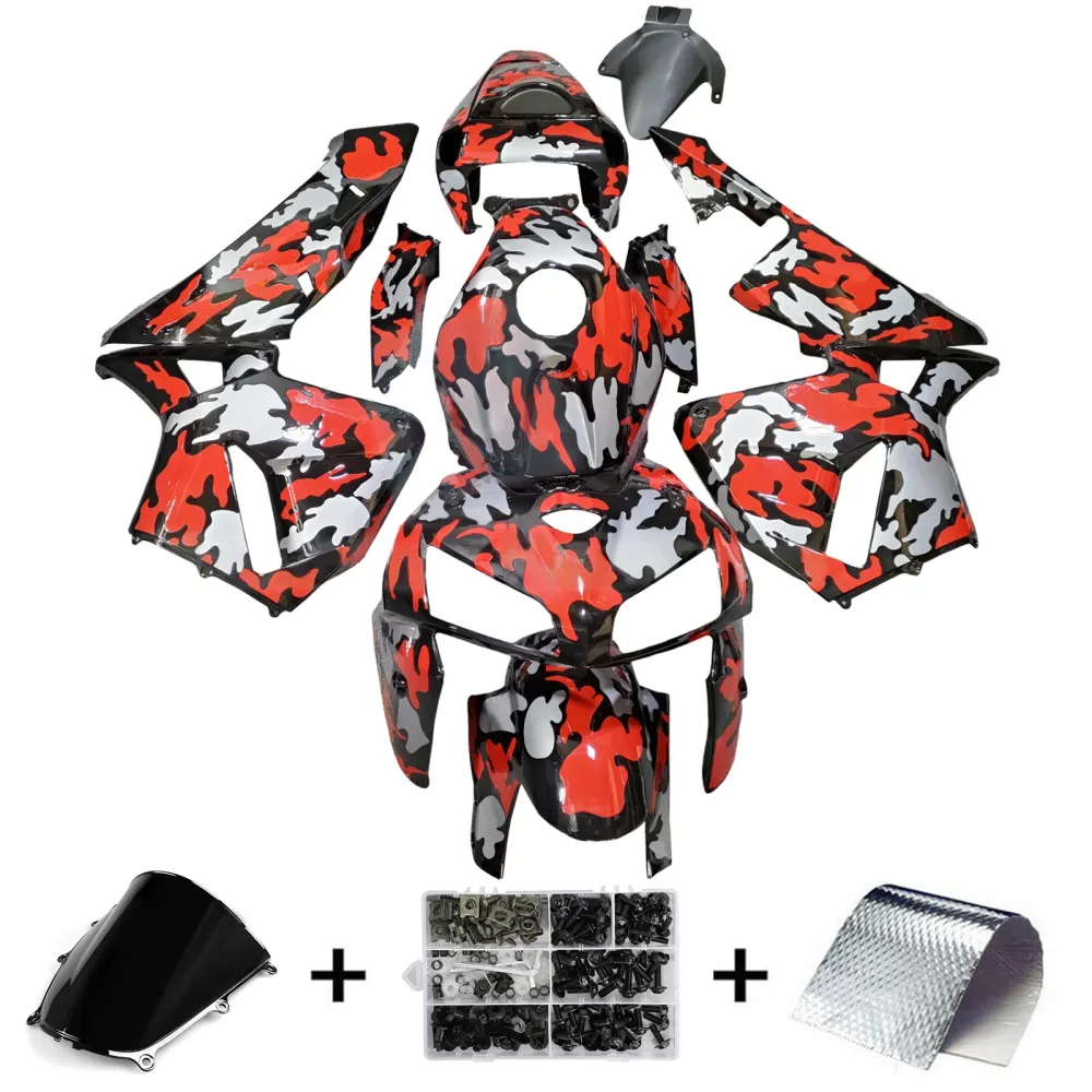 Injeksjon Fairing Kit karosseri plast abs honda CBR600RR 2005-2006 F5
