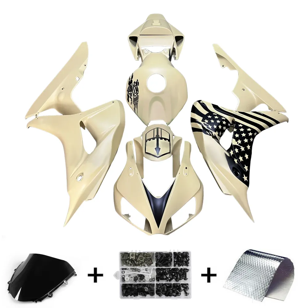 Injeksjon Fairing Kit karosseri plast abs Honda CBR1000RR 2006-2007