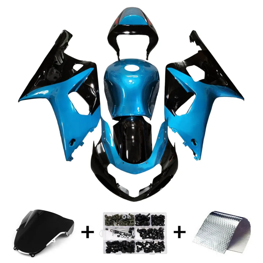 Injeksjon Fairing Kit karosseri Suzuki GSXR600 2001-2003 GSXR750 2000-2003 K1