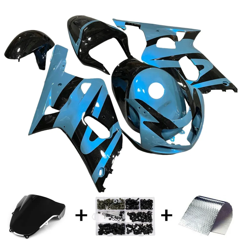 Injeksjon Fairing Kit karosseri Suzuki GSXR600 2001-2003 GSXR750 2000-2003 K1