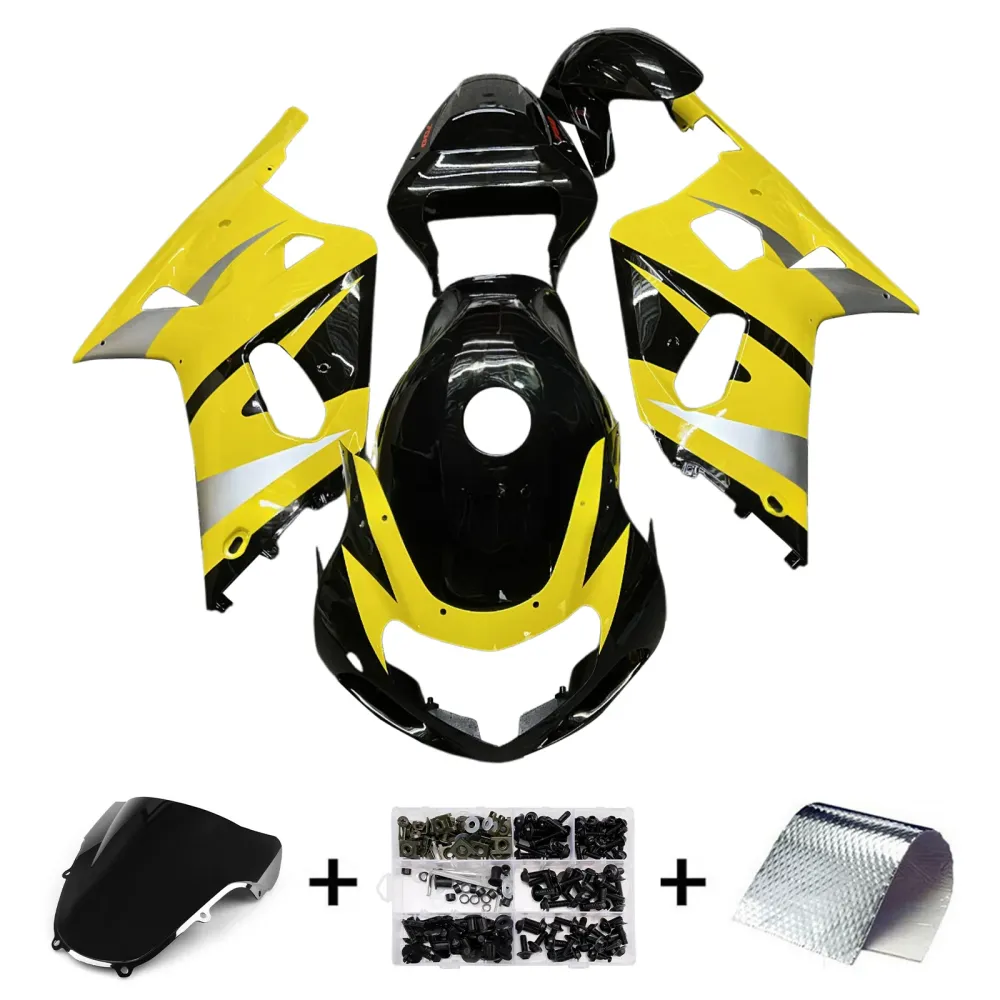 Injeksjon Fairing Kit karosseri Suzuki GSXR600 2001-2003 GSXR750 2000-2003 K1