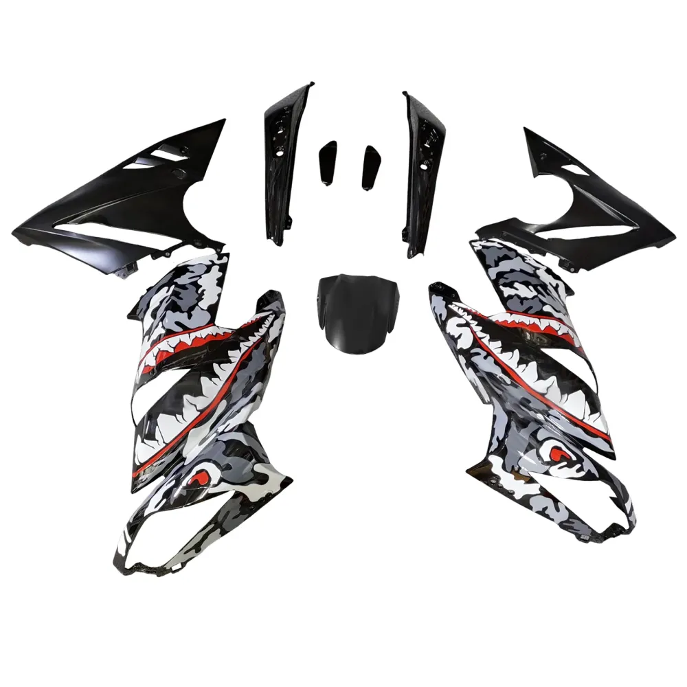 Injeksjonsfairing Kit plast Kawasaki Ninja650 ER-6F EX650 2009-2011