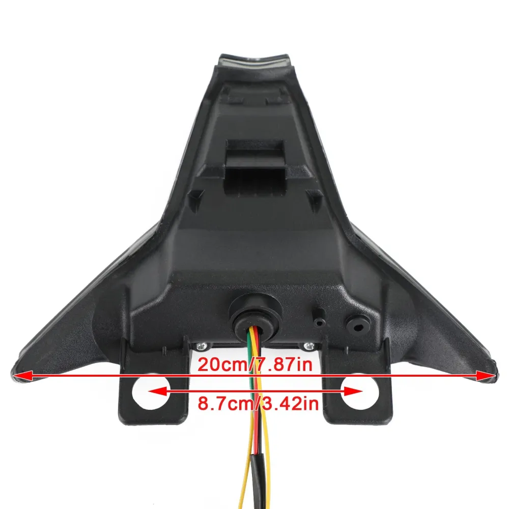 Integrert baklys blinklys Kawasaki Ninja ZX10R Z1000 2013-2022 generisk