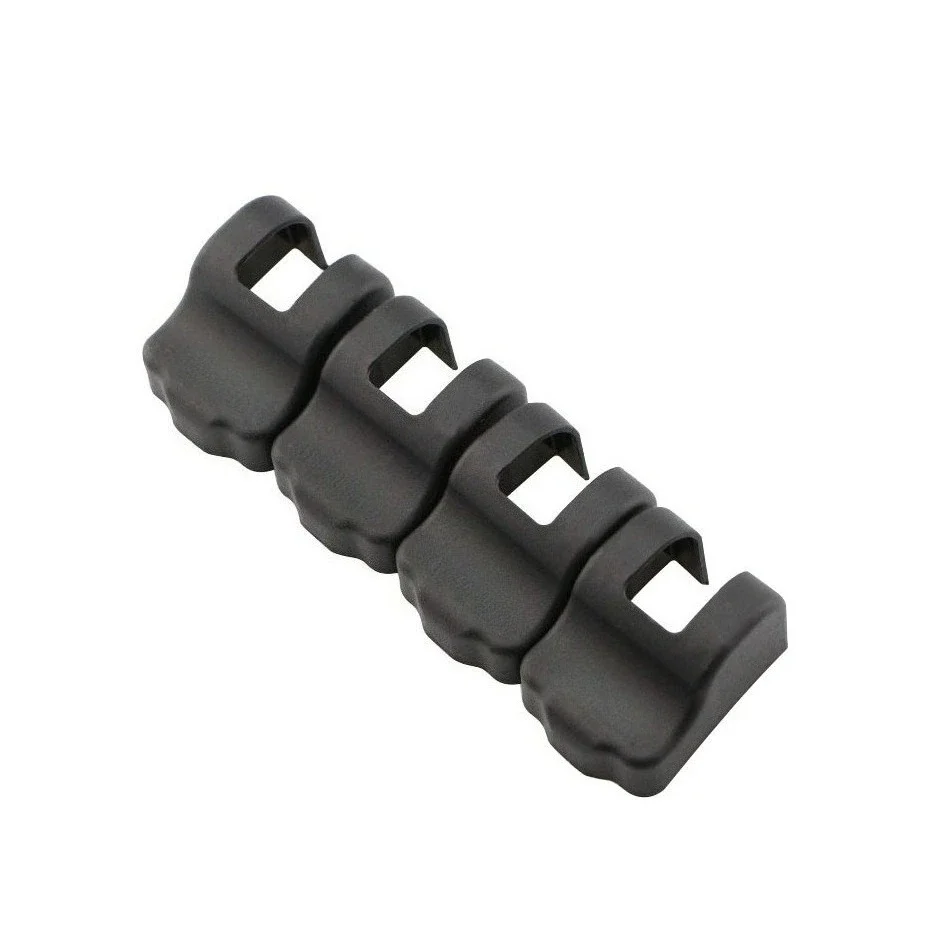 Interior Door Stopper Protection Covers ABS-Black 4-Piece Kit Mazda 3 Axela Set
