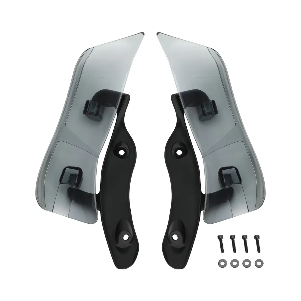 Justerbar øvre fairing Side Wind Air Deflektor Road Glide 2015-2020 Røyk