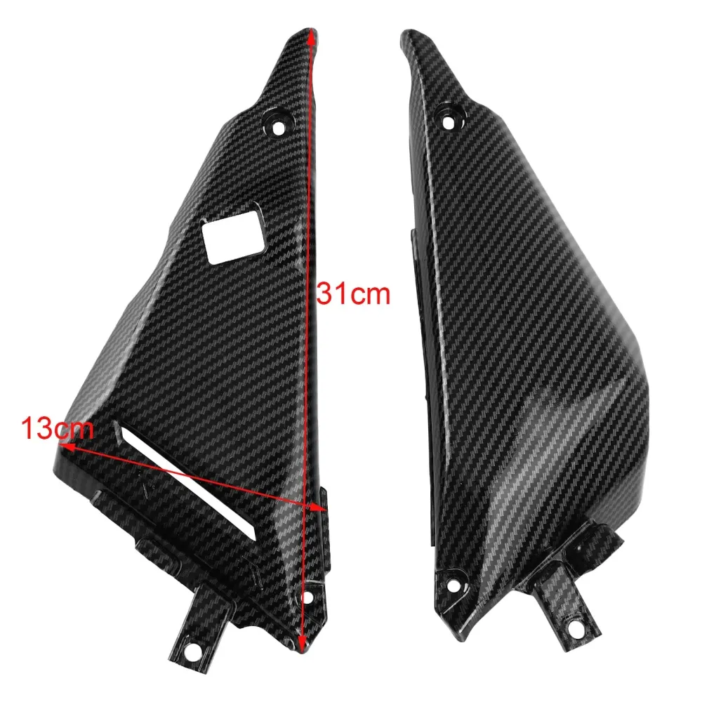 Karbon sidestamme dekselpanel Fairing Cowl Kawasaki Z650 Ninja 650 2017-2020 Generisk