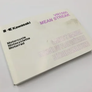 Kawasaki VN 1500 Mean Streak VN50T [2005] - Bruksanvisning Driver Manual User Manual