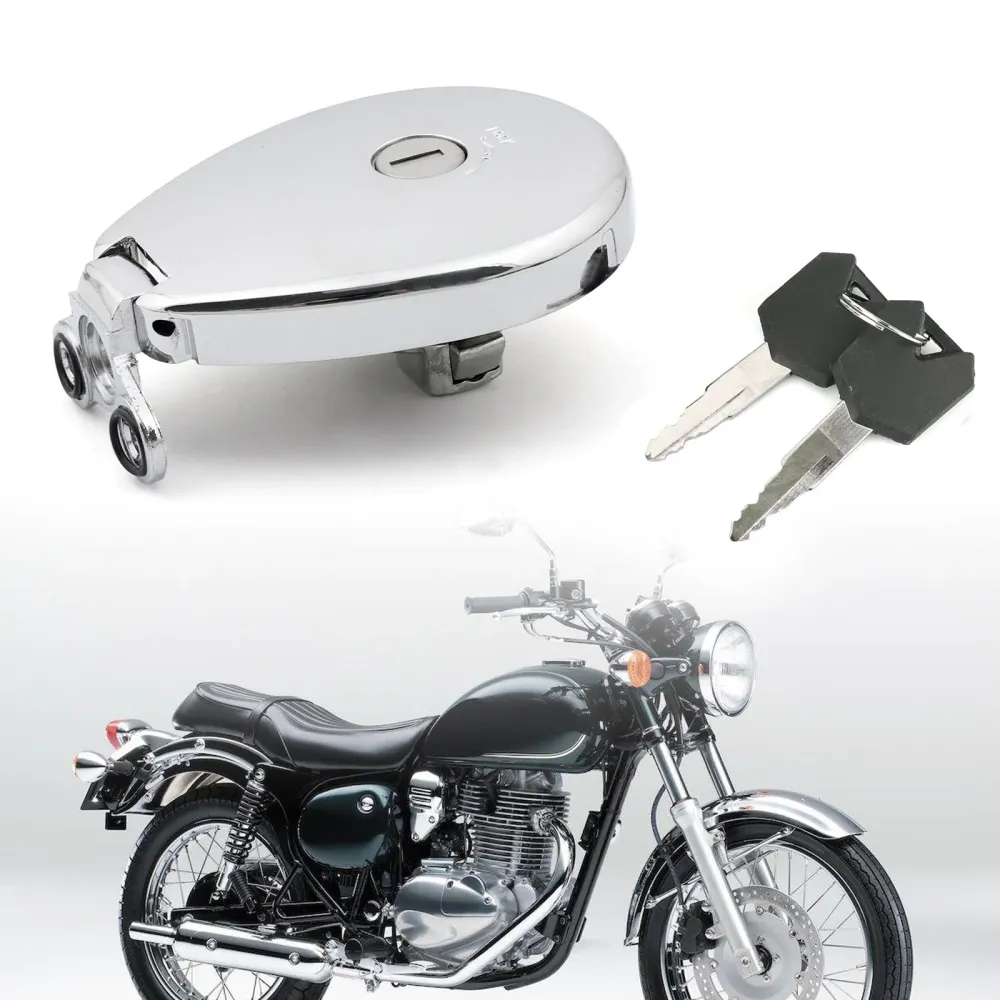 Kawasaki EL250 ZL400 ZL600 Eliminator EN400 EN500 Fuel Gasst Tank Cap + Keys 51049-1142 51049-1088 Generisk