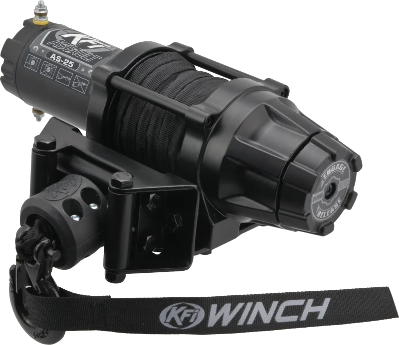 KFI Assault Series Winch 2500 lbs. - Synthetic Cable
