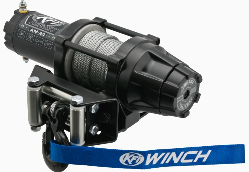 KFI Assault Series Winch 2500 lbs. - Metal Cable