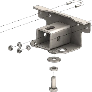 KFI 16+ Yamaha Kodiak 700 4x4/ 09-14 Grizzly 550/ 07-18 Grizzly 700 2 . Receiver Hitch Rear